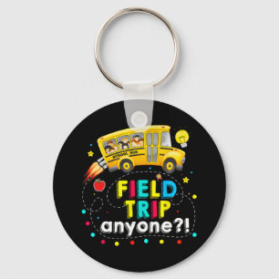 Trip Anyone Magic School Bus Kid Teacher Test Day  Keychain