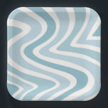 Trip Around The Sun Party Plates<br><div class="desc">Boho Blue Party Paper Plates.</div>