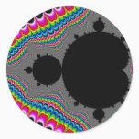 Trip - Fractal Classic Round Sticker