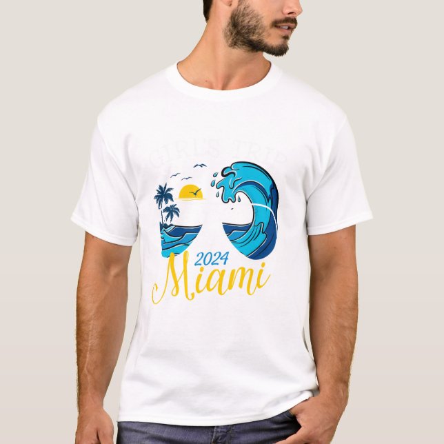 Trip Miami 2024 Beach T-Shirt (Front)