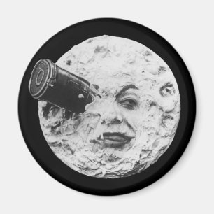 trip moon vintage movie cinema cc0 film georges me magnet