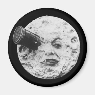 trip moon vintage movie cinema cc0 film georges me magnet