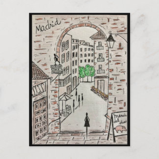 trip to Europe Postcard