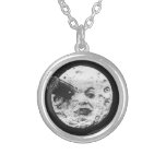 Trip To The Luna Silver Plated Necklace at Zazzle