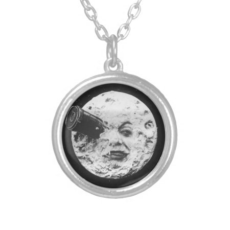 Trip To The Luna Silver Plated Necklace