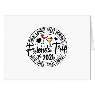 Trip Vacation 2026 Friends Matching Group Card