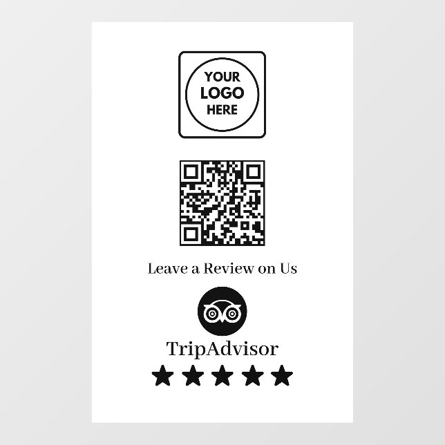 Tripadvisor QR | Business Review Display Sign (Sheet)