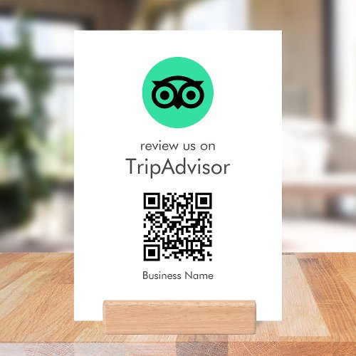 Tripadvisor Reviews  Business Review QR Code Holder