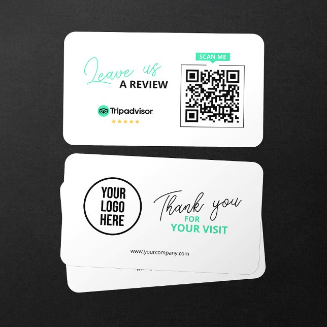 Tripadvisor Reviews QR Code Business Review Link Card (Creator Uploaded)