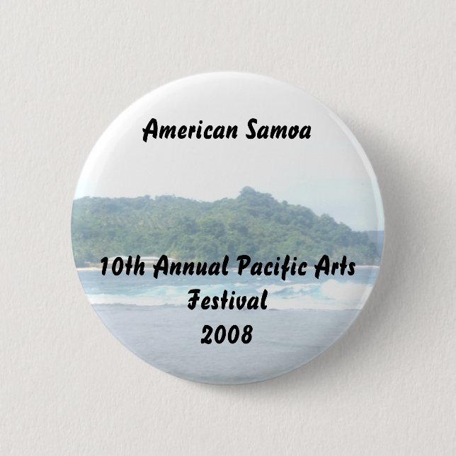 triparoundtown 130, American Samoa10th Annual P... Pinback Button (Front)