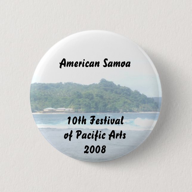 triparoundtown 130, American Samoa... - Customized Pinback Button (Front)