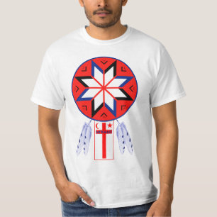 Tripartite Mi'Kmaq Forum Symbol and Flag T-Shirt