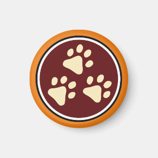 Tripawds 3-Paw Fridge Magnet