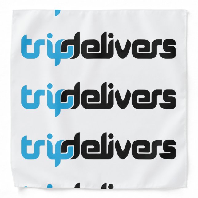 TripDelivers bandana (Front)
