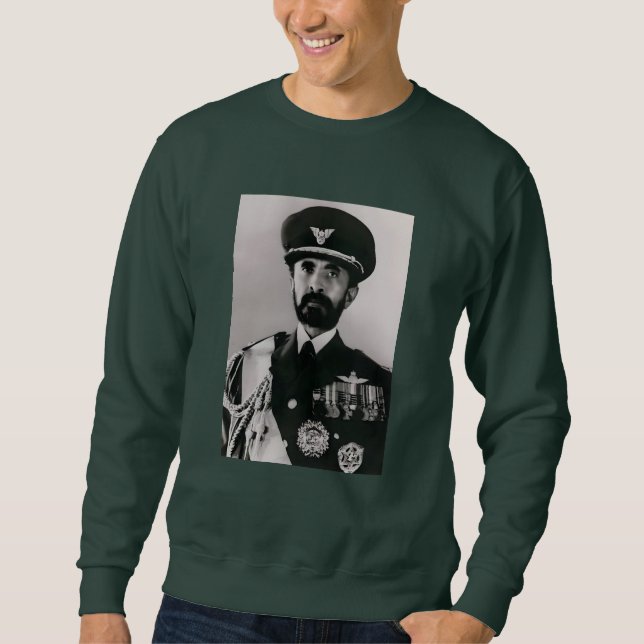 Tripe of Judah Selassie Rasta Lion Roots Sweatshirt (Front)