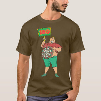 Triple 180 Dartboard Dart Tournament T-Shirt