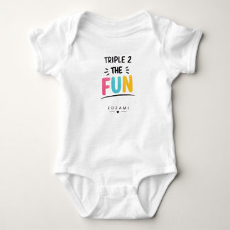 Triple 2 The Fun Baby Vest Bodysuit