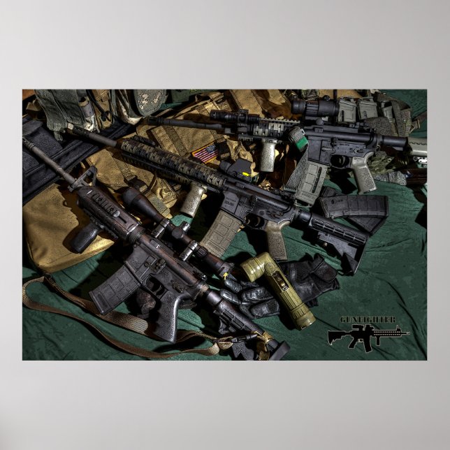 Triple AR15 Poster (Front)