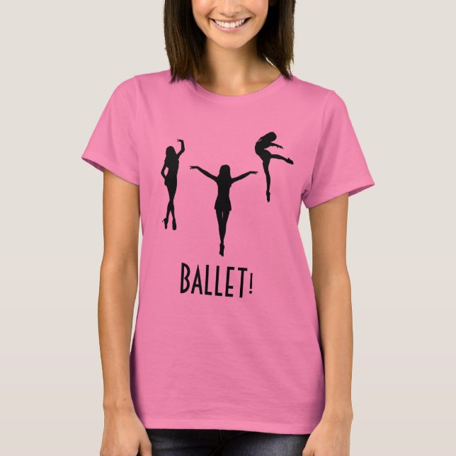 Triple Ballerina T-shirt - BALLET! (Front)