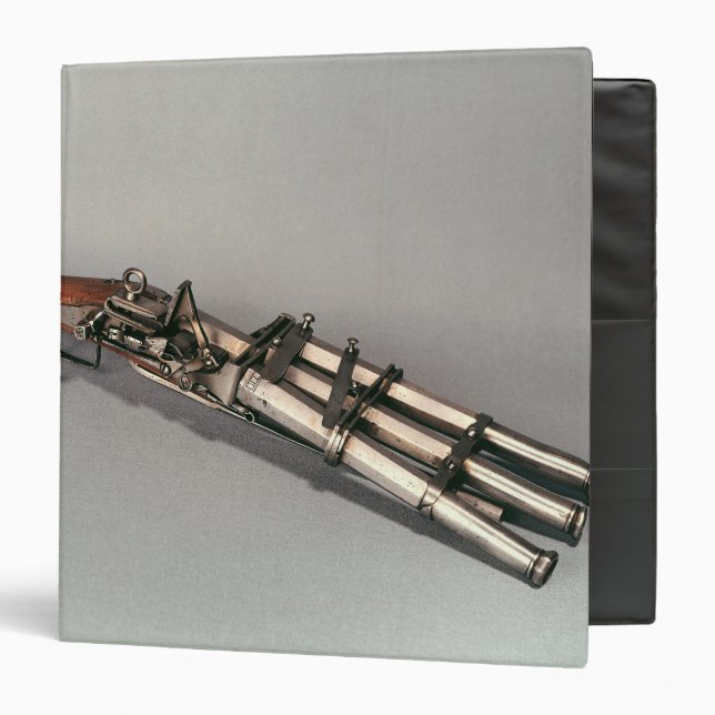 Triple-barrelled pistol binder (Front/Inside)