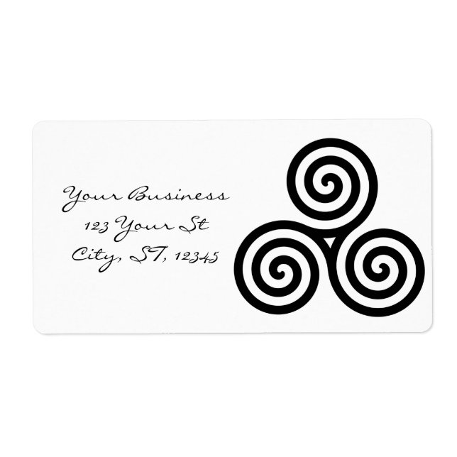 Triple Black Spirals Thunder_Cove Label (Front)