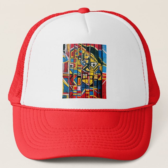 TRIPLE CANDY FLIPPED TRUCKER HAT (Front)