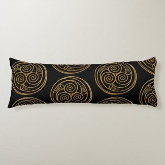 Triple Celtic Knot Swirl Mandala 