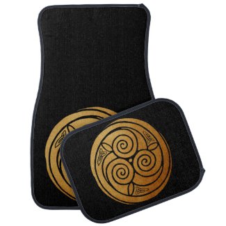 Triple Celtic Knot Swirl Mandala