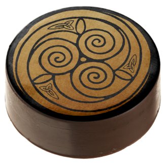 Triple Celtic Knot Swirl Mandala