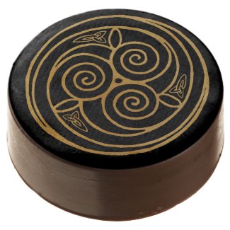 Triple Celtic Knot Swirl Mandala