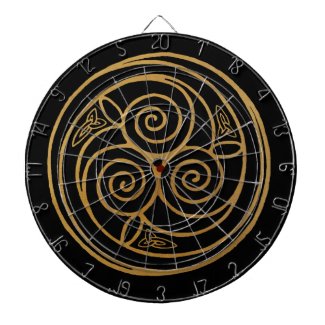 Triple Celtic Knot Swirl Mandala