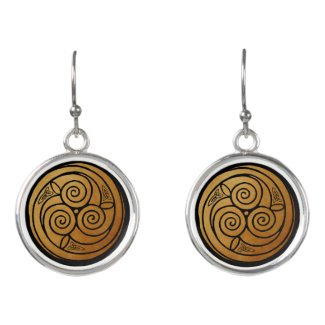 Triple Celtic Knot Swirl Mandala