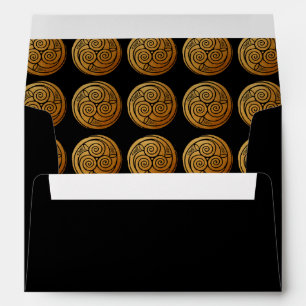 Triple Celtic Knot Swirl Mandala Envelope