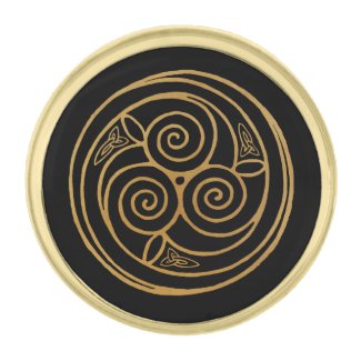 Triple Celtic Knot Swirl Mandala 