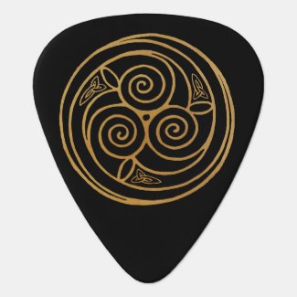 Triple Celtic Knot Swirl Mandala 