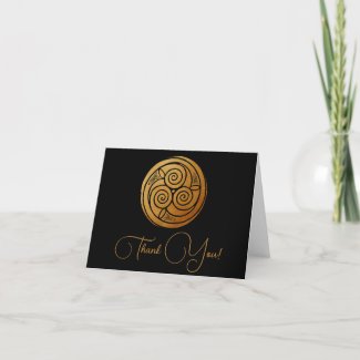 Triple Celtic Knot Swirl Mandala Personalized