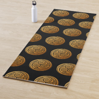 Triple Celtic Knot Swirl Mandala Yoga Mat