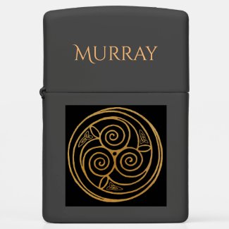 Triple Celtic Knot Swirl Mandala Zippo Lighter