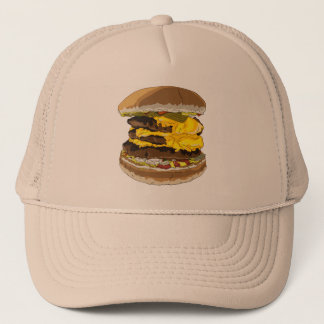 Triple Cheeseburger Trucker Hat