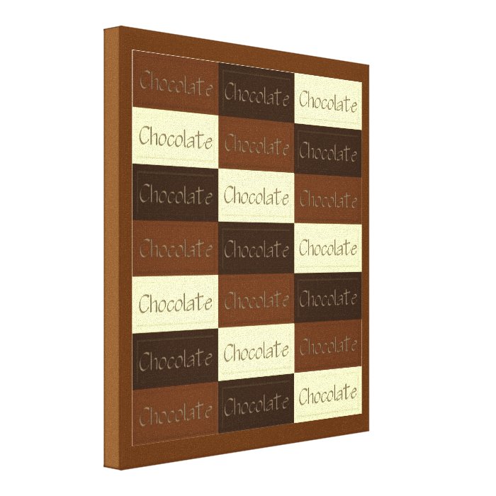 Triple Chocolate Gallery Wrap Canvas