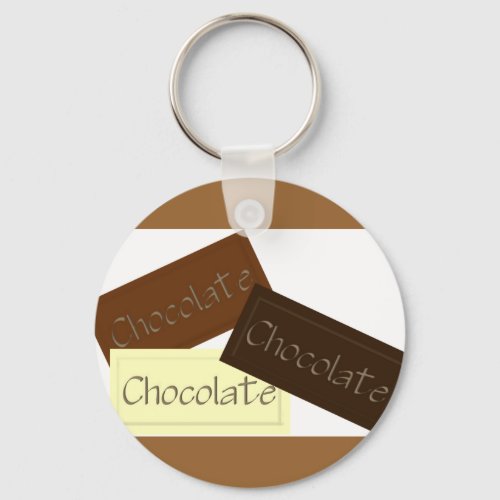 Triple Chocolate Keychain