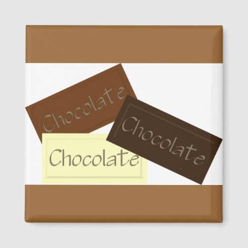 Triple Chocolate Magnet