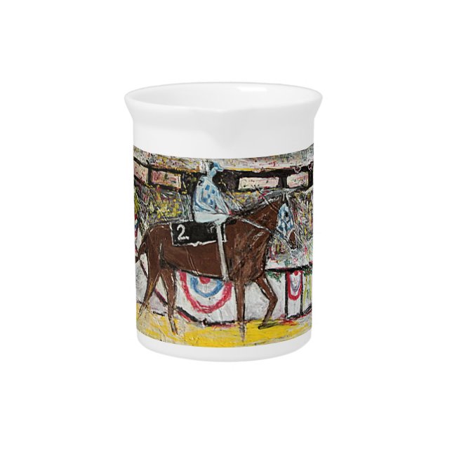 TRIPLE CROWN 1973 DRINK PITCHER (Front)