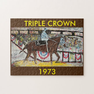 TRIPLE CROWN 1973 JIGSAW PUZZLE