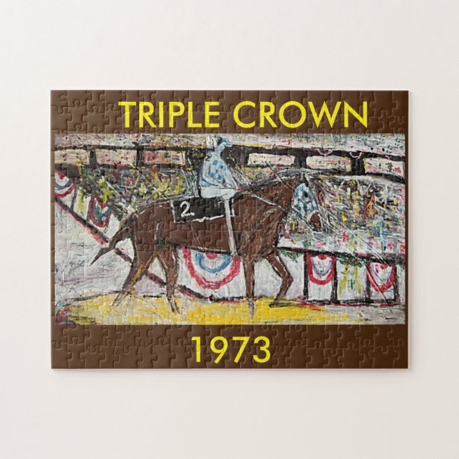 TRIPLE CROWN 1973 JIGSAW PUZZLE (Horizontal)