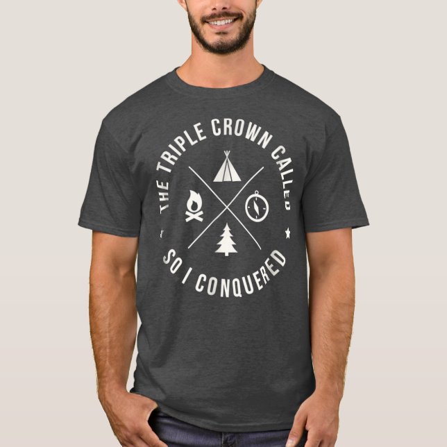 Triple Crown Hiking Shirt PCT AT CDT Thru-Hiker (Front)