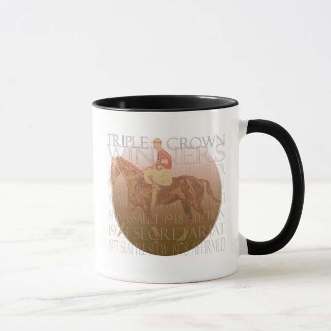 Triple Crown Winners Gifts & Party Supplies Mug (Right)