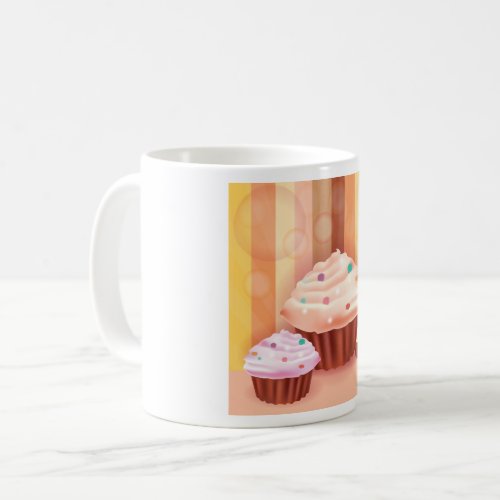Triple Cupcakes Coffee Mug