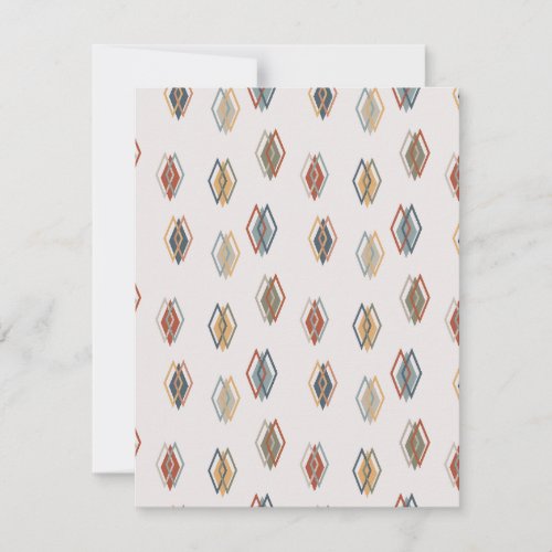 Triple Diamonds  Note Card