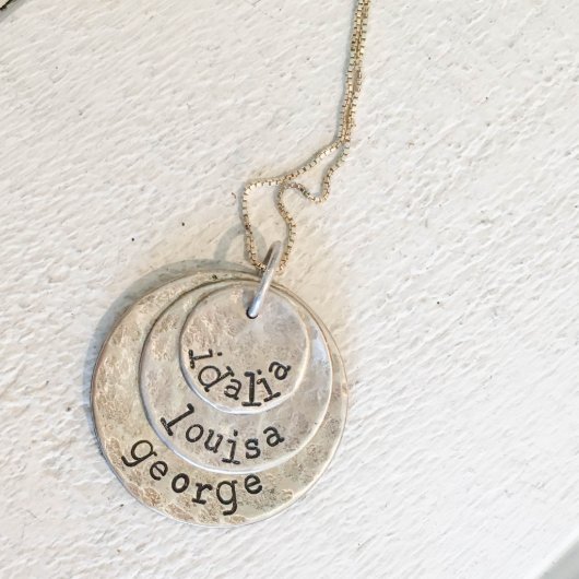 Triple Disc Necklace (Front)